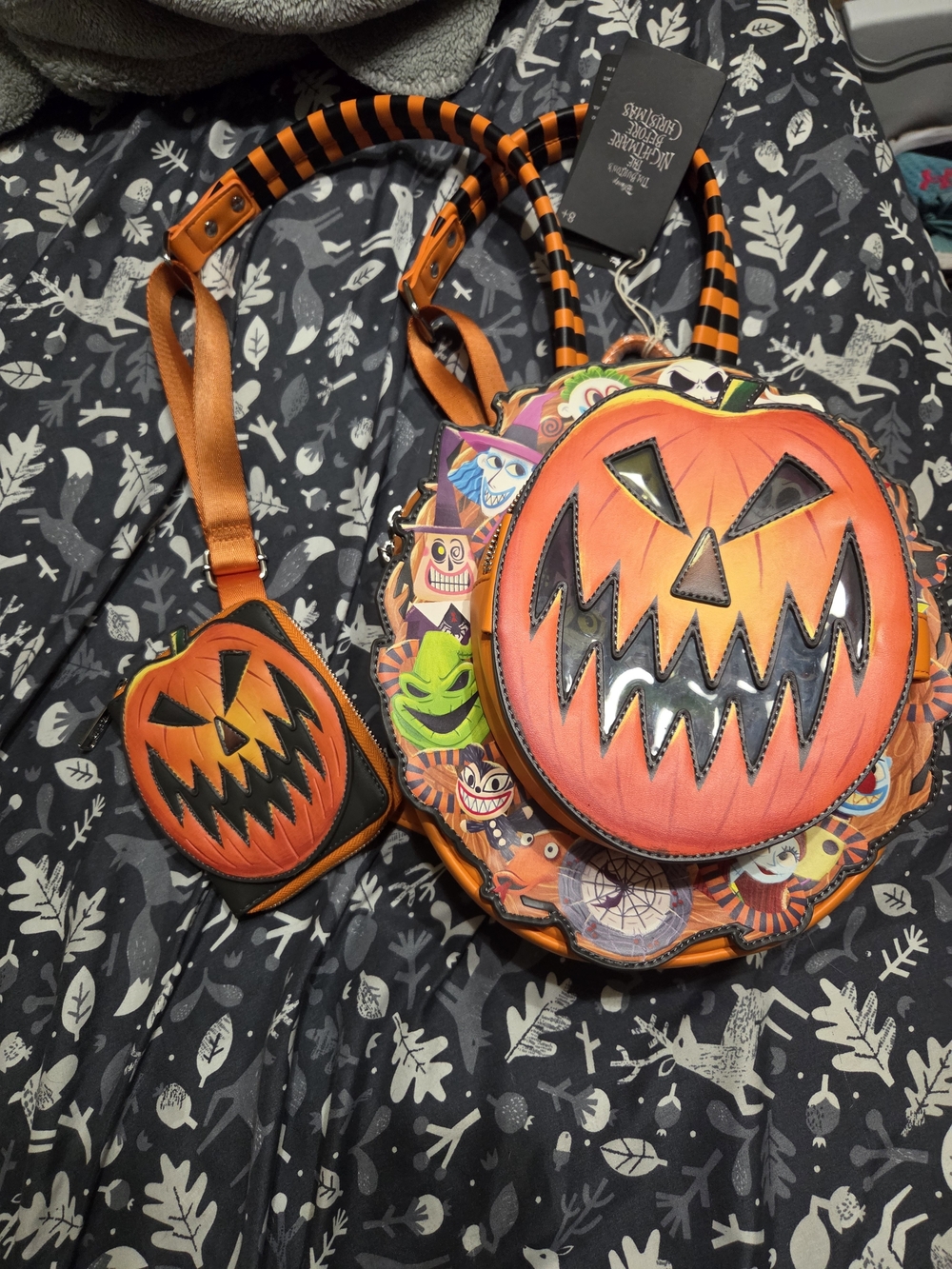 Loungefly Nightmare Before Christmas Bacpack & Wallet